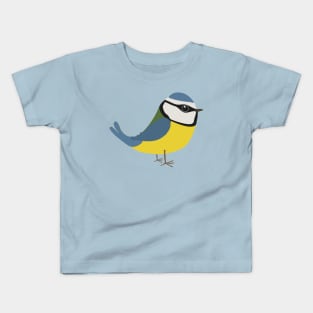 Cute blue tit bird Kids T-Shirt